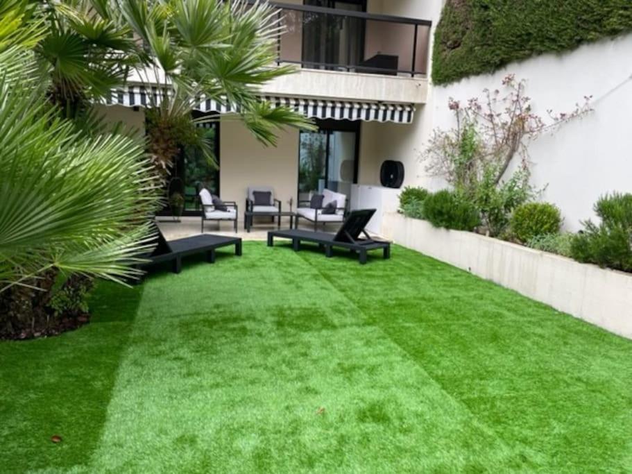 T2 Avec Terrasse Et Jardin Daire Cannes Dış mekan fotoğraf